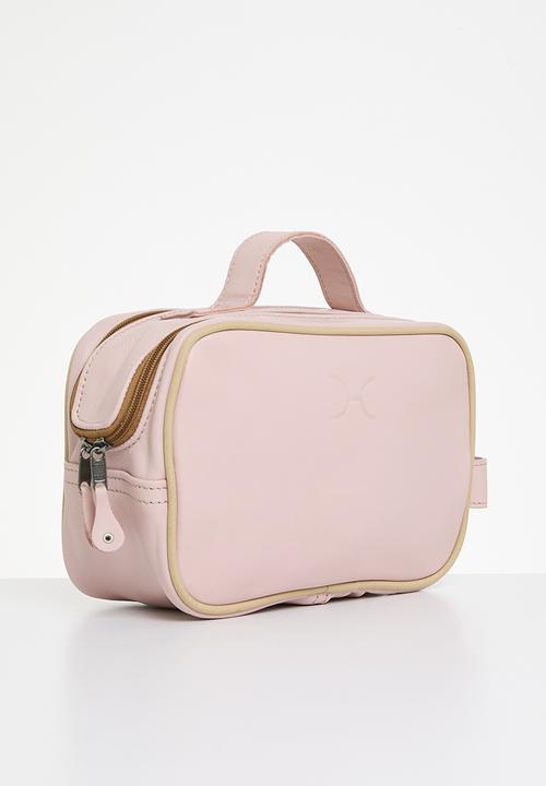 Thandana - Travel Leather toiletry bag - Blush