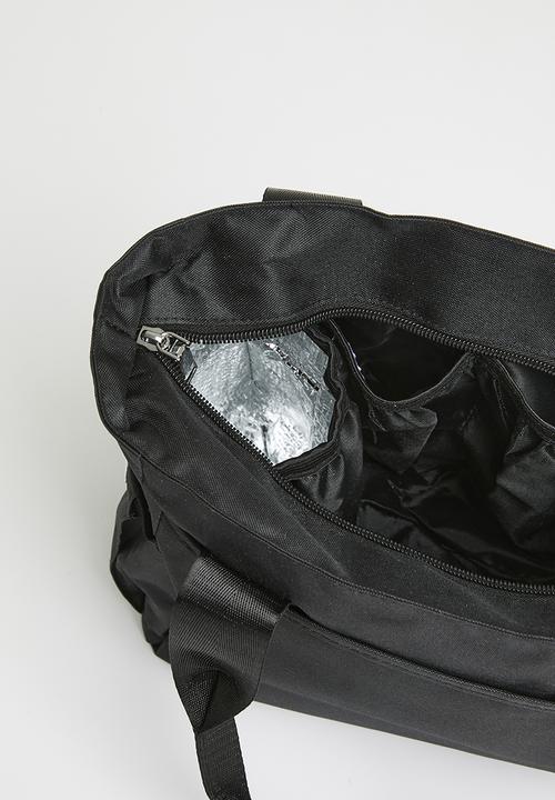 Pop Candy - Quilted nappy bag - black