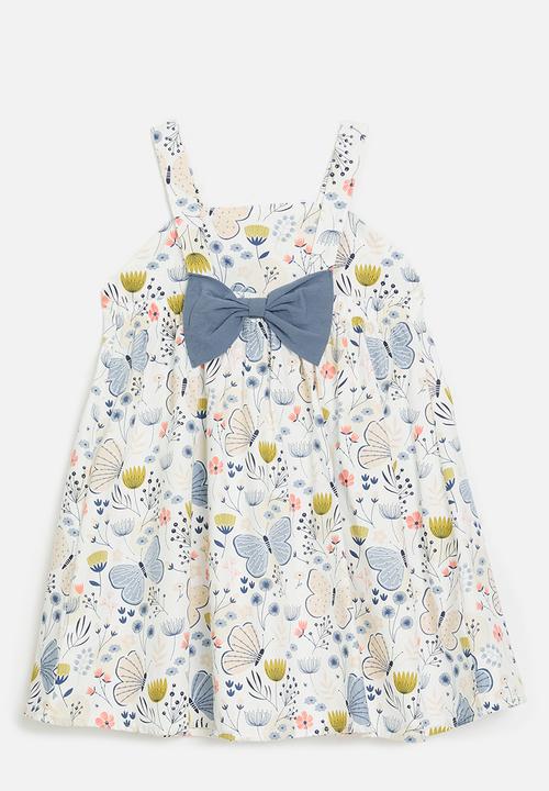 Pop Candy - Bow décor floral dress - multi