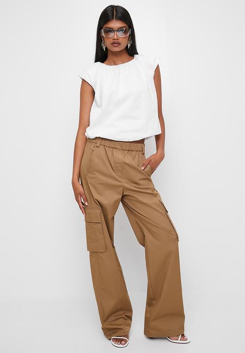 Superbalist - Bubble hem blouse - white