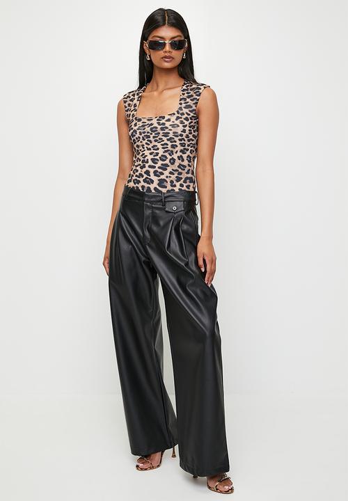 Superbalist - Galaxy bodysuit - camel leopard	