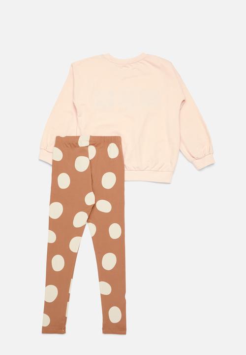 Pop Candy - Printed sweat top & leggings set-multi