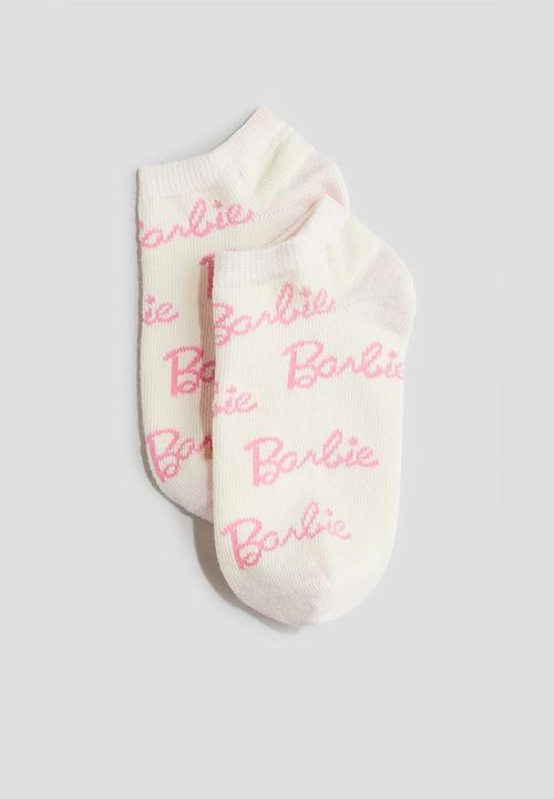 H&M - 5 pack trainer socks - ight pink barbie