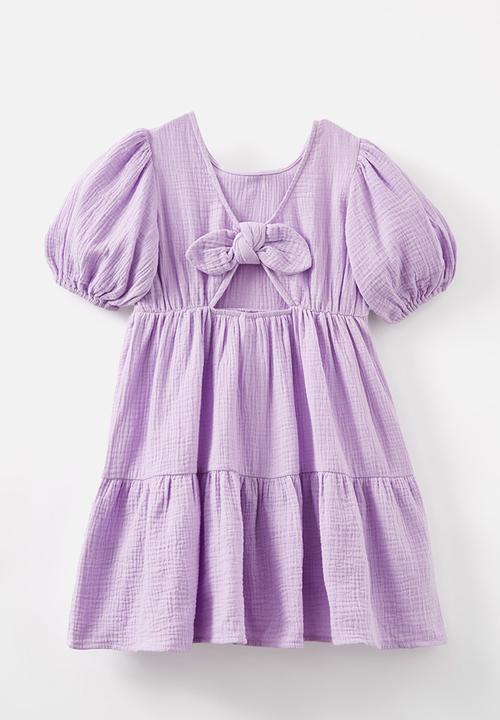 Cotton On - Georgia short sleeve dress - lilac drop