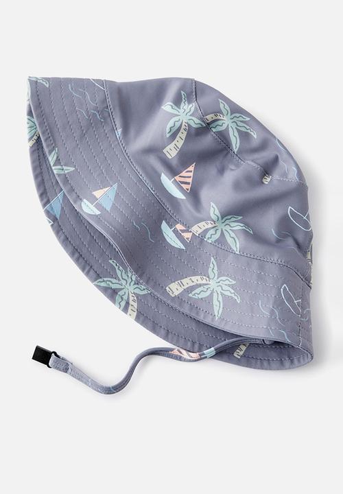 Cotton On - Baby swim bucket hat - steel/sail away
