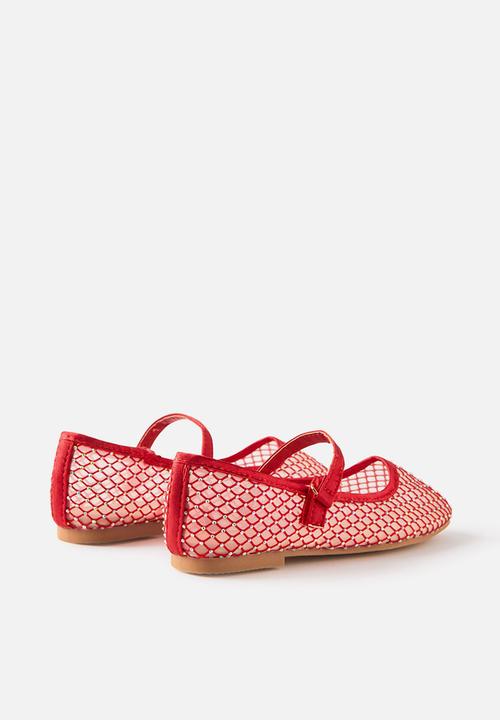 Cotton On - Olivia ballet flat - red mesh