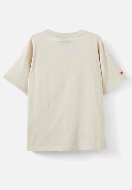 Cotton On - Hot wheels drop shoulder short sleeve tee - grey