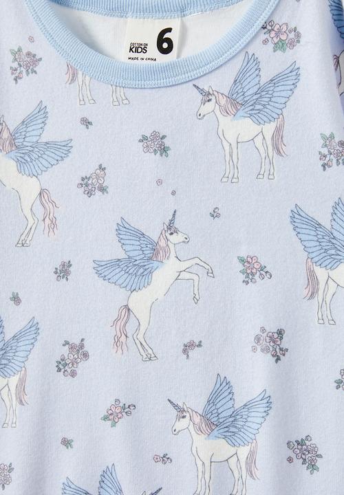 Cotton On - Dani short sleeve pyjama set - multi/unicorn floral