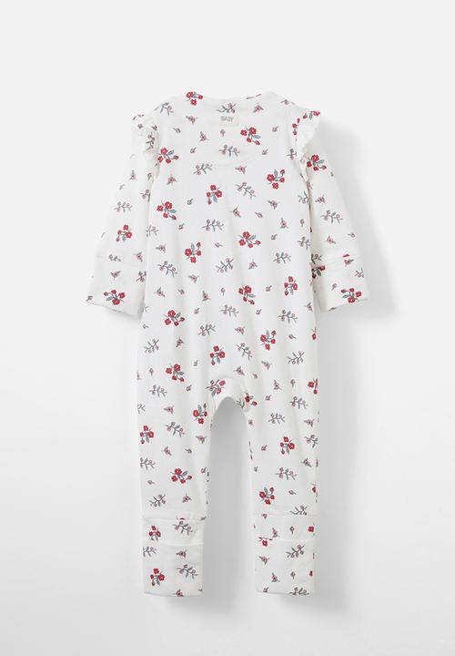 Cotton On - The long sleeve zip romper - vanilla