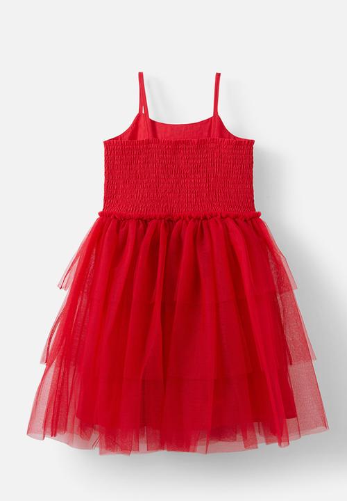 Cotton On - Isabella dress up dress - varsity red sparkle
