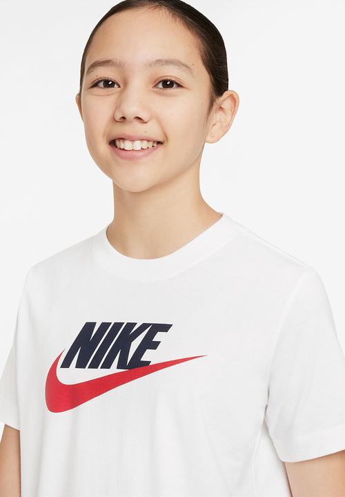 Nike - K Nsw Tee Futura Hbr - White