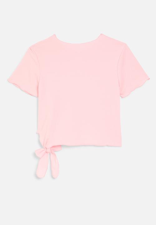 Pop Candy - Bow tie top - pink