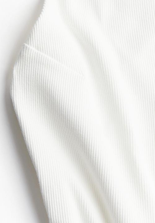 H&M - Low-back strappy dress - white