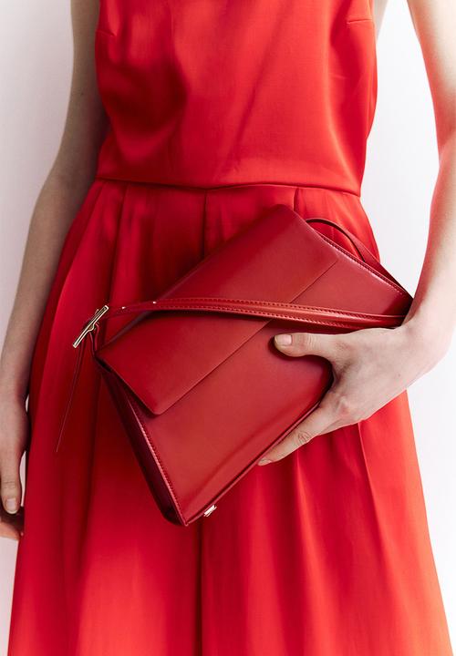 H&M - Flared shoulder bag - red