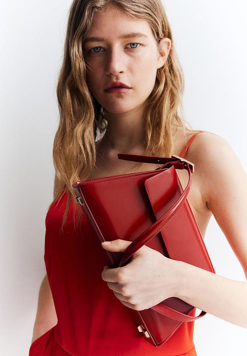H&M - Flared shoulder bag - red