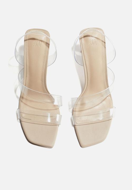 H&M - Heeled sandals - light beige