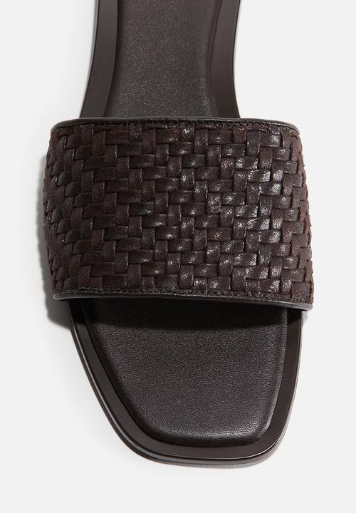 H&M - Braided sandals - dark brown