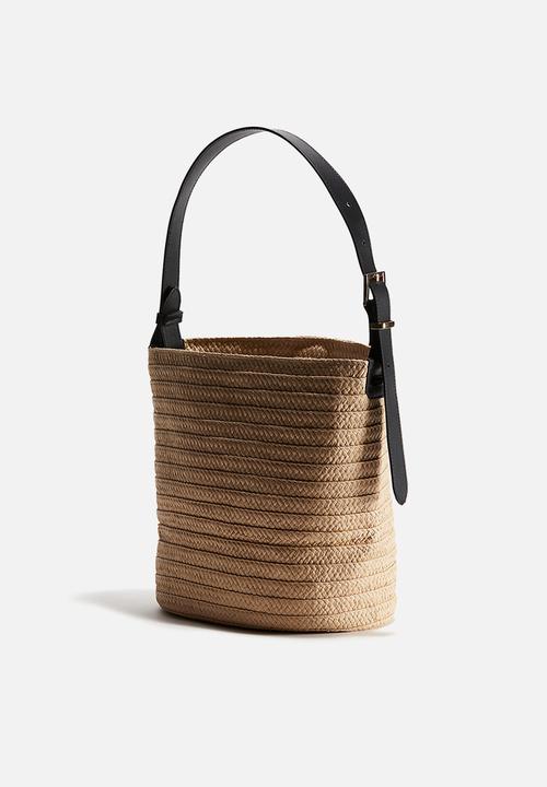 H&M - Straw shopper - beige