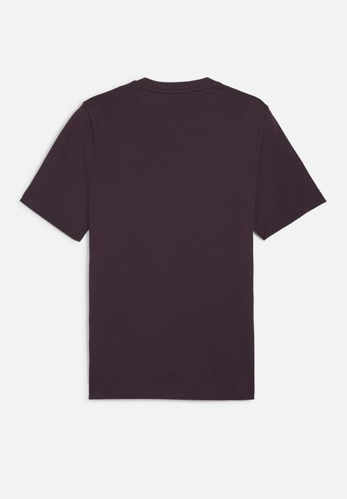 PUMA - ESS+ 2 Col Small Logo Tee - Midnight Plum