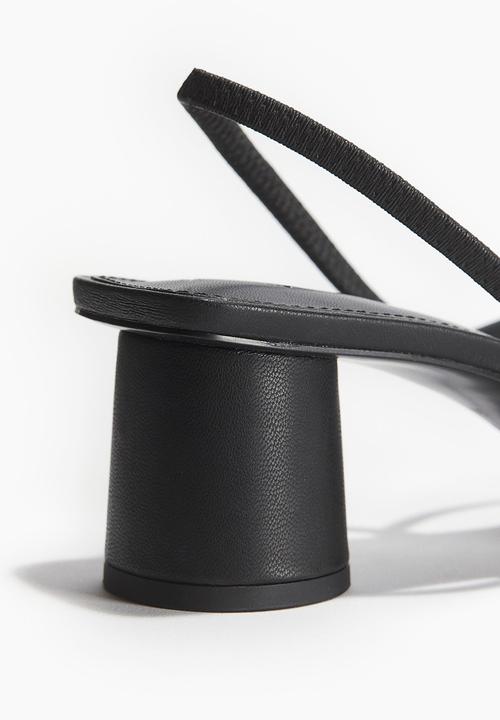 H&M - Strappy heeled sandals - black