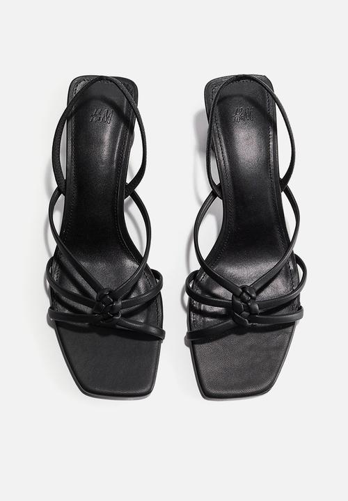 H&M - Strappy heeled sandals - black