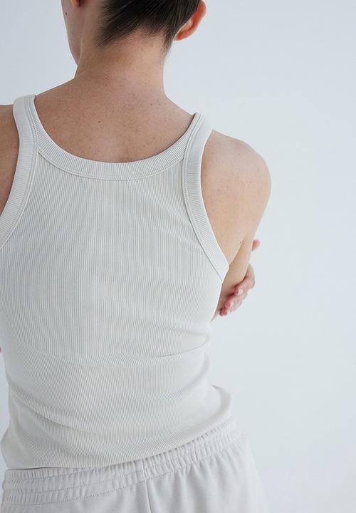 H&M - Mama ribbed vest top - cream