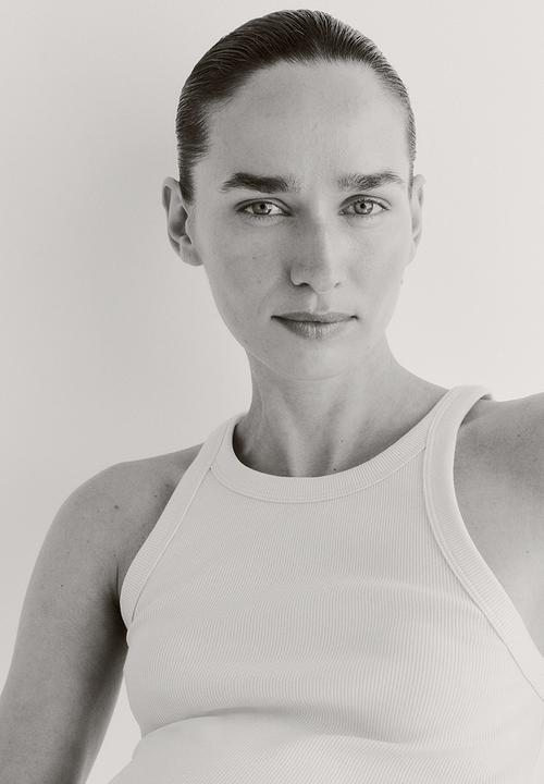 H&M - Mama ribbed vest top - cream