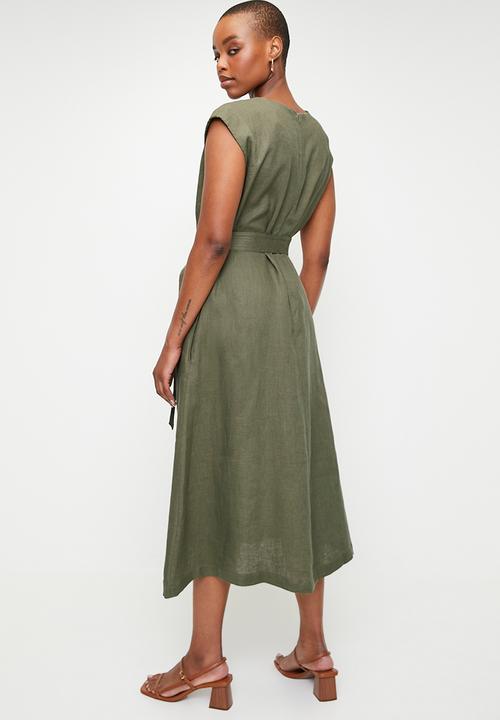 POLO - Wmn Gwen Sleeveless Dress - Olive