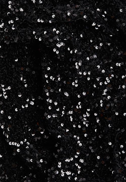 H&M - Sequined tie-back dress - black