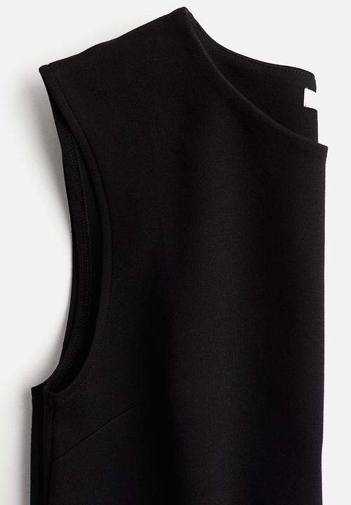 H&M - Sleeveless jersey dress - black