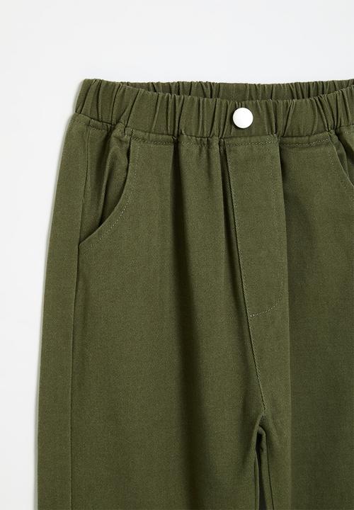 Pop Candy - Tapered pants - olive green