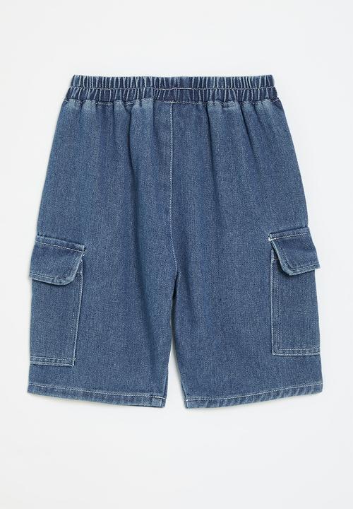 Pop Candy - Utility shorts - dark blue