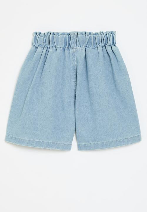 Pop Candy - Denim shorts-blue