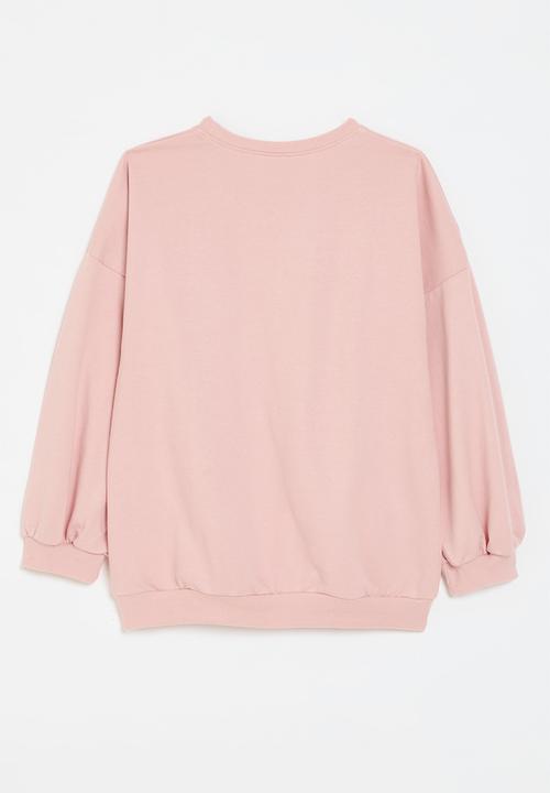 Pop Candy - Printed sweat top - light pink