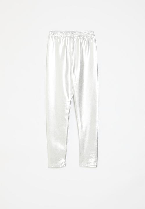 Pop Candy - Metallic legging - silver