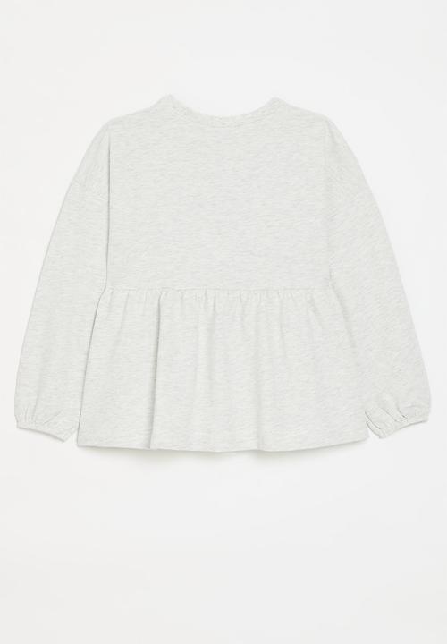 Pop Candy - Printed sweat top - grey