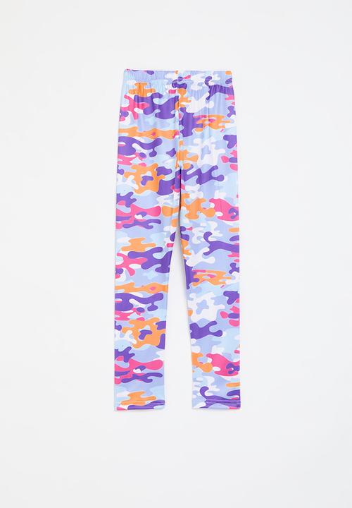 Pop Candy - Printed camo leggings-multi