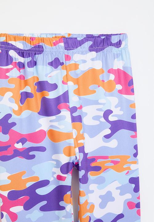 Pop Candy - Printed camo leggings-multi