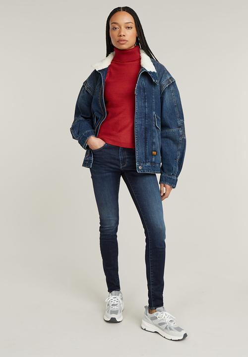 G-STAR - 3301 Skinny Jeans Wmn - Dk Aged
