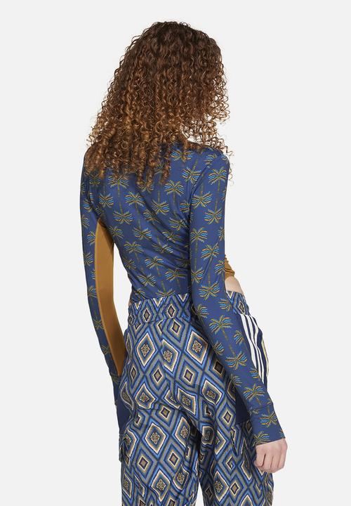 adidas Performance - Farm Body Long Sleeve - Bronze Strata/Dark Marine/Night Indigo
