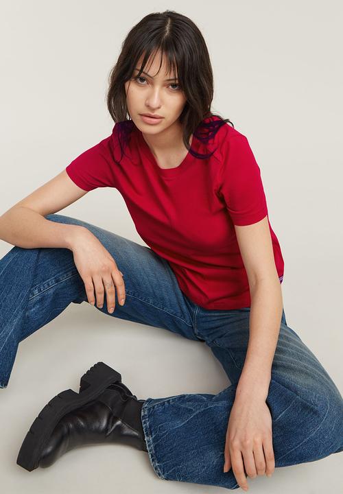 G-STAR - Front seam r t wmn - Red