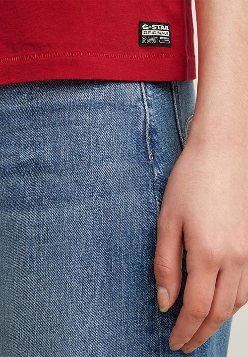 G-STAR - Front seam r t wmn - Red