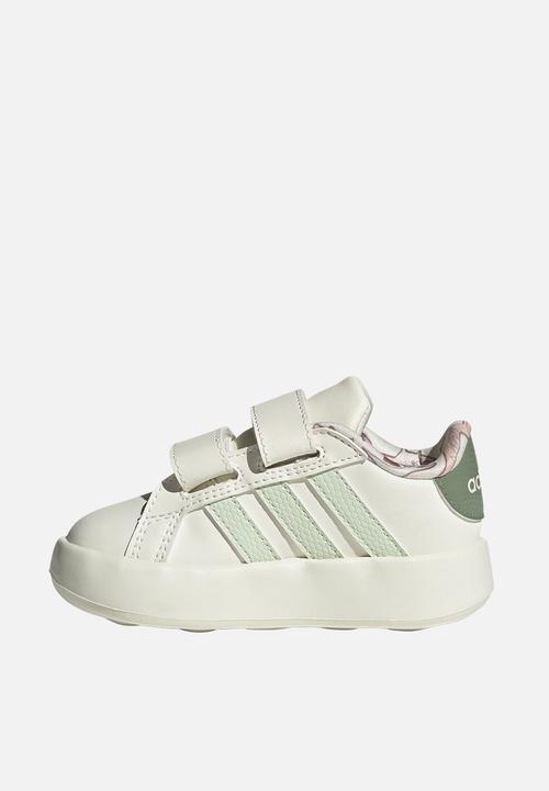 adidas Performance - Grand Court Dino Cf I - Owhite/Lingrn/Silgrn