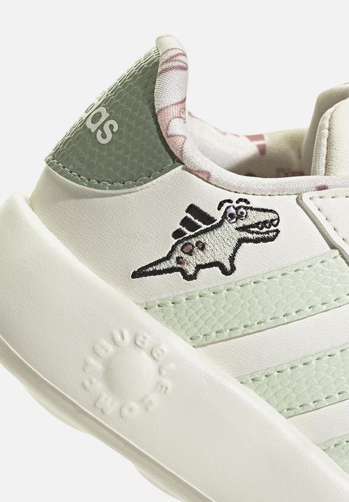 adidas Performance - Grand Court Dino Cf I - Owhite/Lingrn/Silgrn