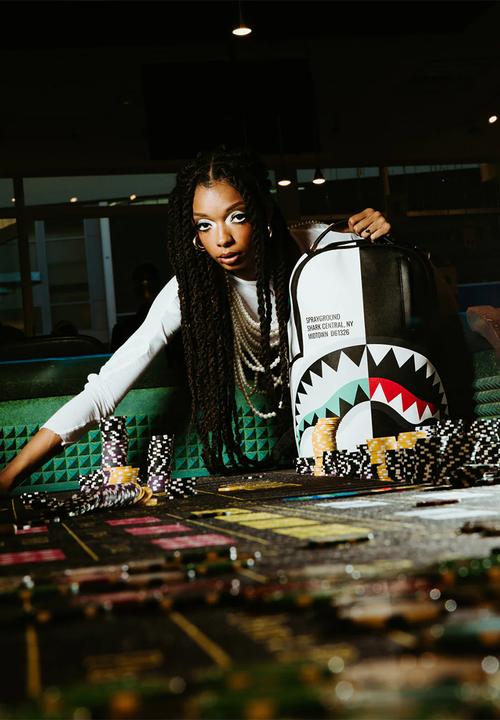 Sprayground - Exclusive shark central inverted backpack - multi