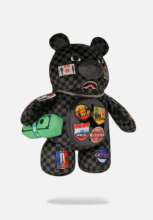 Sprayground - Global mogul lost ticket money bear backpack - multi