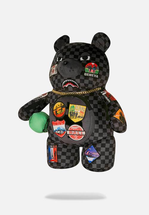 Sprayground - Global mogul lost ticket money bear backpack - multi
