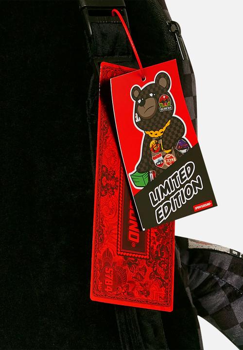 Sprayground - Global mogul lost ticket money bear backpack - multi
