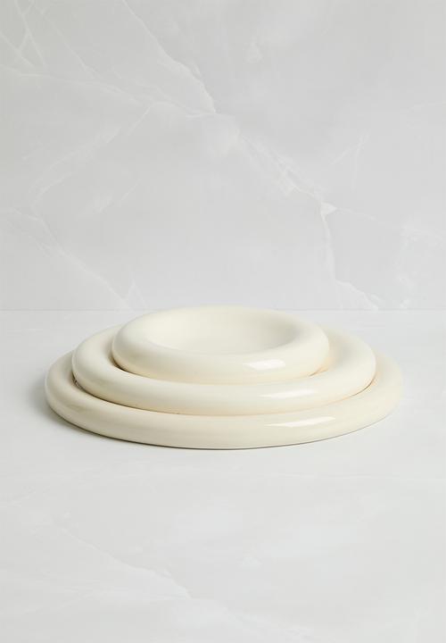 Urchin Art - Small Luna serving plate - Natural