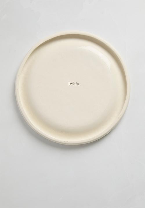 Urchin Art - Large Luna serving plate - Natural